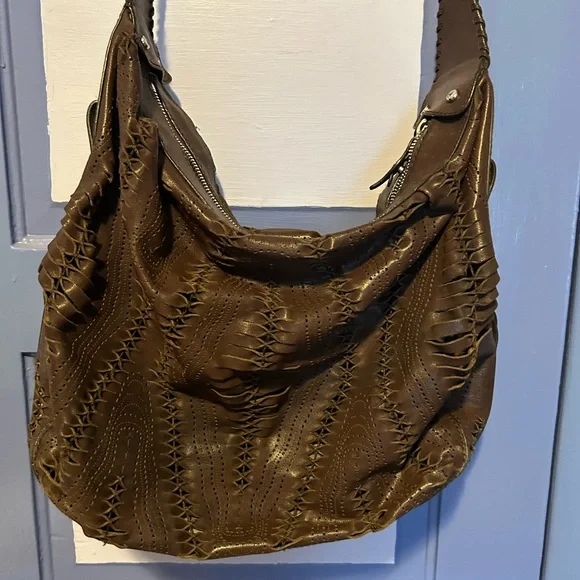 Theory dark brown leather bag - Picture 4 of 5